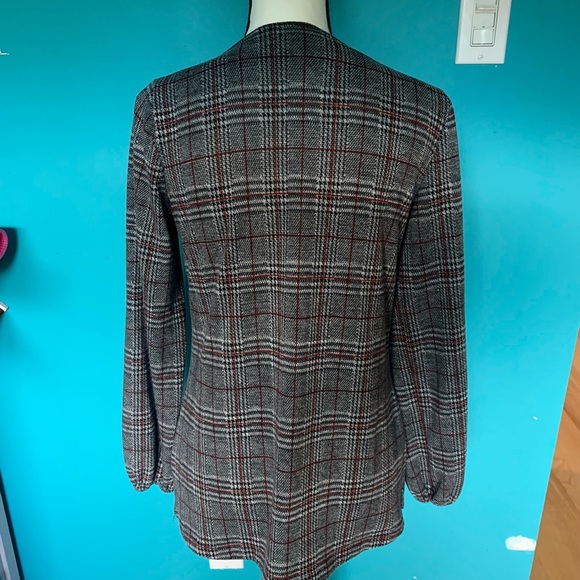 Plaid long top - Picture 2 of 4